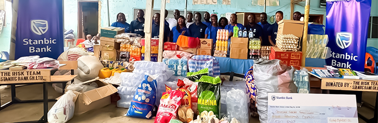 Stanbic Risk Team Donation